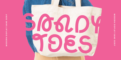Tropic Pink Font Poster 2