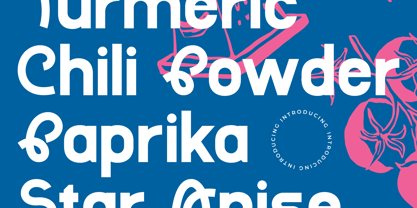 Tropic Pink Font Poster 3