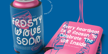 Tropic Pink Font Poster 10