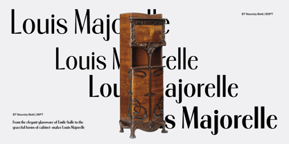 BT Nouvoty Font Poster 11