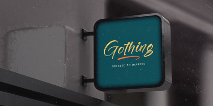 Gaslight Skyline Font Poster 13