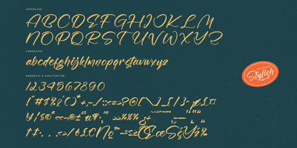 Gaslight Skyline Font Poster 14