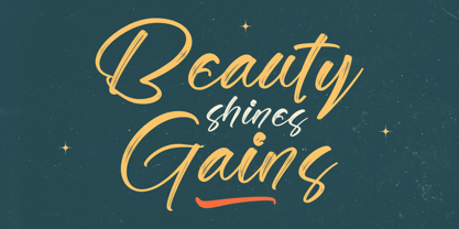 Gaslight Skyline Font Poster 12