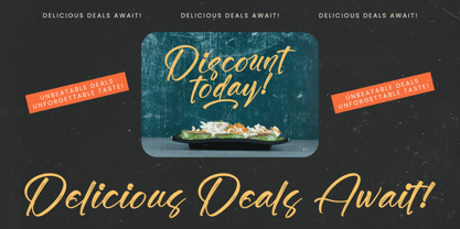 Gaslight Skyline Font Poster 7