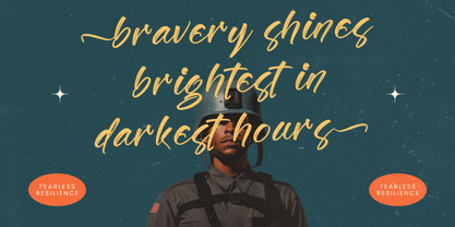 Gaslight Skyline Font Poster 3