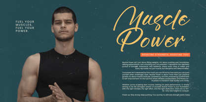 Gaslight Skyline Font Poster 6