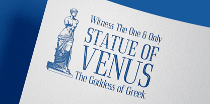 Acelon Stamp Font Poster 3