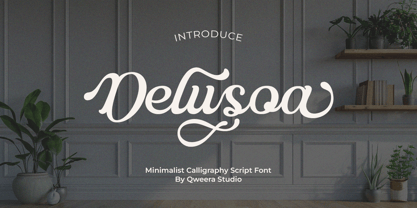 Delusoa Font Poster 1