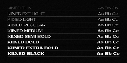 Kilned Font Poster 4