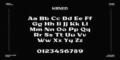 Kilned Font Poster 7