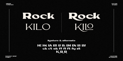 Kilned Font Poster 10