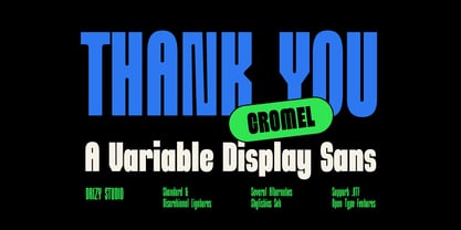 Cromel Font Poster 10