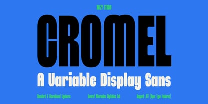 Cromel Font Poster 1