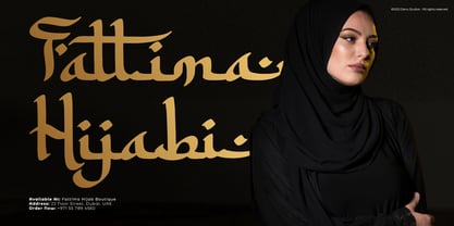 Asttahiam Font Poster 4