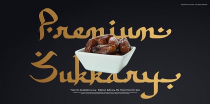 Asttahiam Font Poster 3