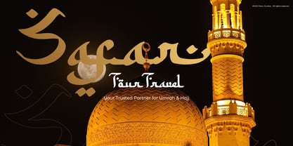 Asttahiam Font Poster 6