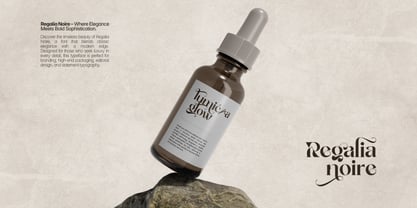 Regalia Noire Pro Font Poster 12