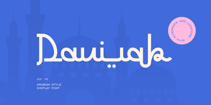 Dauiyah Font Poster 1