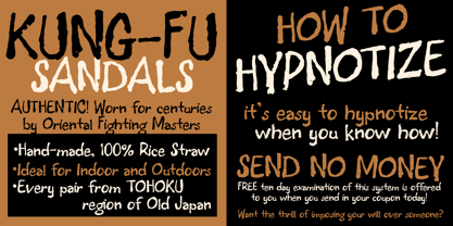 Tony Blorps Font Poster 4