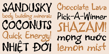 Tony Blorps Font Poster 3