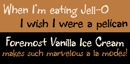 Tony Blorps Font Poster 2