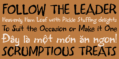 Tony Blorps Font Poster 5