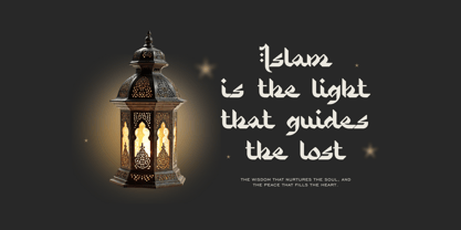 Al Karim Font Poster 3