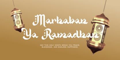 Al Karim Font Poster 2