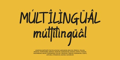 Lanathea Font Poster 5