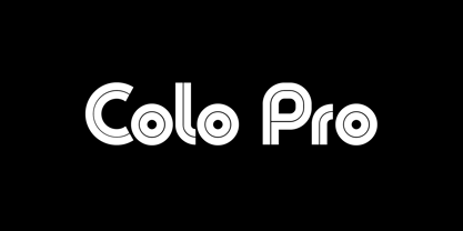 Colo Pro Font Poster 1