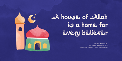 Hadiqah Font Poster 4