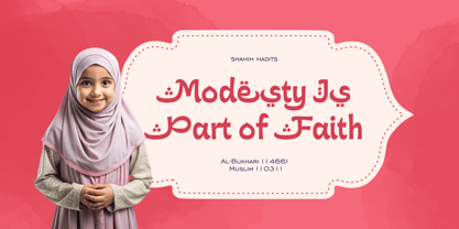 Hadiqah Font Poster 3