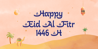 Hadiqah Font Poster 2