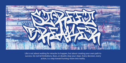 Block Buster Font Poster 6