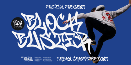 Block Buster Font Poster 1