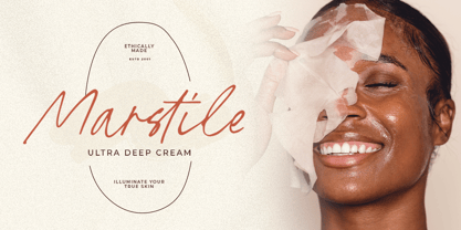 North Stains Font Poster 3