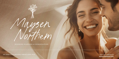 North Stains Font Poster 8