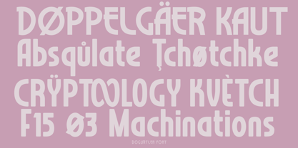 Dogurtlen Font Poster 4
