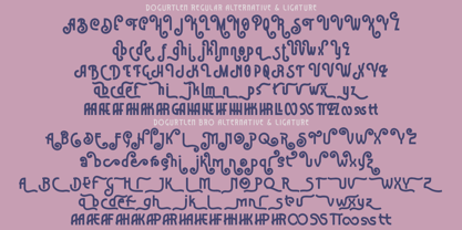 Dogurtlen Font Poster 8