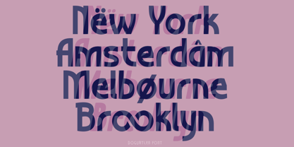 Dogurtlen Font Poster 2