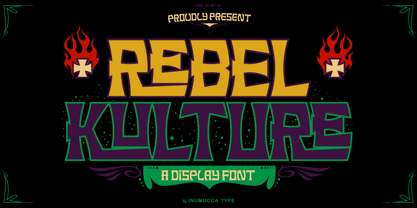 Rebel Kulture Font Poster 1