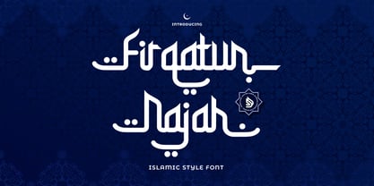 Firqatun Najah Font Poster 1