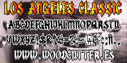 Los Angeles Classic Font Poster 6