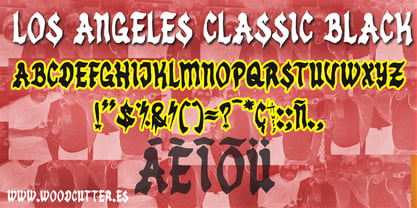 Los Angeles Classic Font Poster 5