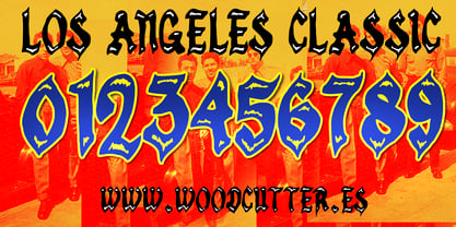 Los Angeles Classic Font Poster 7