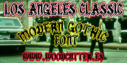 Los Angeles Classic Font Poster 1