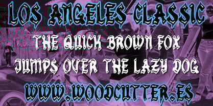 Los Angeles Classic Font Poster 3