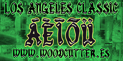 Los Angeles Classic Font Poster 2