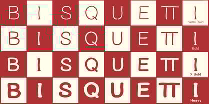 Bisquetti Font Poster 3