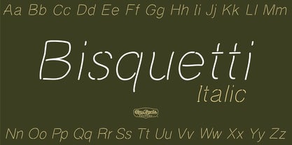 Bisquetti Font Poster 6